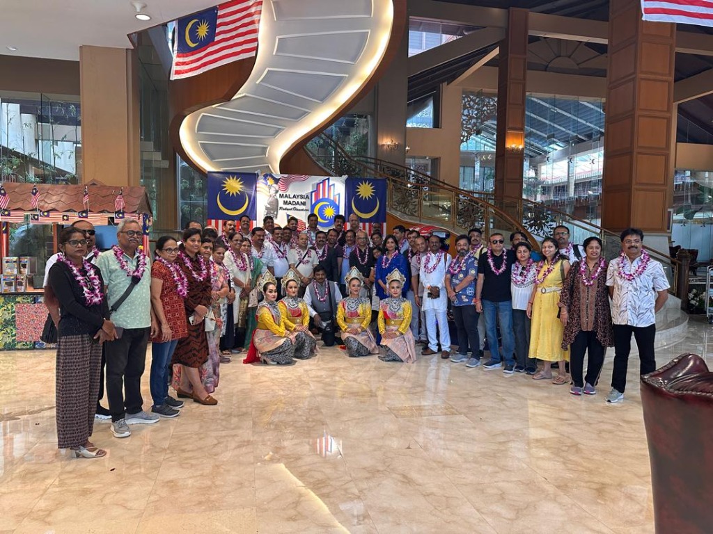 KSR Tours clients at Malaysia hotel welcome